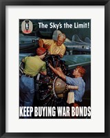 Framed Keep Buying War Bonds