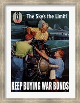 Framed Keep Buying War Bonds