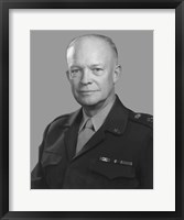 Framed Dwight D Eisenhower