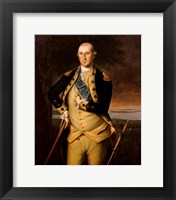 Framed General George Washington