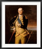 Framed General George Washington