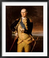 Framed General George Washington