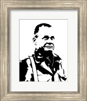 Framed General Lewis Chesty Puller (negative view)