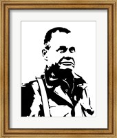Framed General Lewis Chesty Puller (negative view)