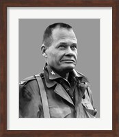 Framed Lieutenant General Lewis Burwell Chesty Puller