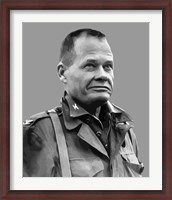 Framed Lieutenant General Lewis Burwell Chesty Puller