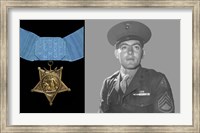 Framed Sergeant John Basilone and the Medal of Honor