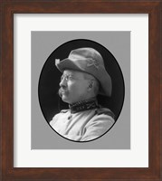 Framed Colonel Theodore Roosevelt (side profile)