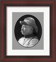 Framed Colonel Theodore Roosevelt (side profile)