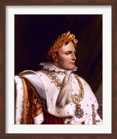 Framed Napoleon Bonaparte (side profile)