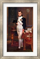Framed Napoleon Bonaparte (digitally restored)