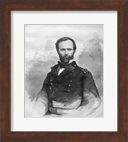 Framed Civil War General William Tecumseh Sherman