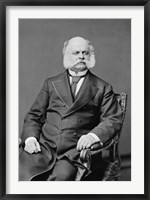 Framed Civil War General Ambrose Everett Burnside