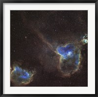 Framed Heart and Soul Nebula