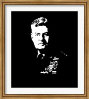 Framed General Curtis Lemay, Vector Portrait