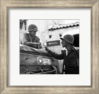 Framed General George Smith Patton