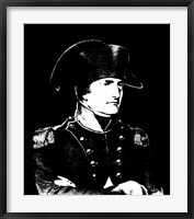 Framed Napoleon Bonaparte in uniform