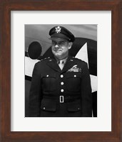 Framed General James Harold Doolittle in uniform