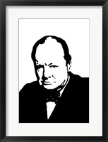 Framed Sir Winston Churchill