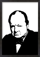 Framed Sir Winston Churchill