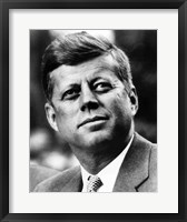 Framed Vector Portrait of John F Kennedy