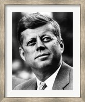 Framed Vector Portrait of John F Kennedy