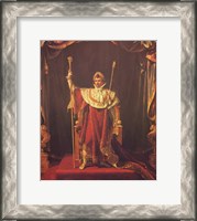 Framed Napoleon Bonaparte