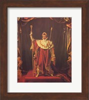 Framed Napoleon Bonaparte