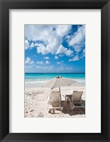 Framed Carib Beach Barbados, Caribbean