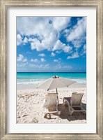 Framed Carib Beach Barbados, Caribbean