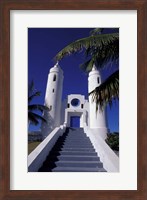 Framed St Peter Catholic Church, Long Island, Bahamas, Caribbean