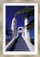 Framed St Peter Catholic Church, Long Island, Bahamas, Caribbean