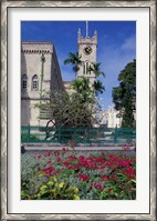 Framed Government House, Bridgetown, Barbados, Caribbean