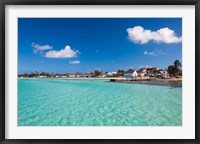 Framed Bahamas, Eleuthera Island, Tarpum Bay, town beach