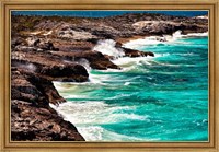 Framed Ocean View from Warderick Cay, Day Land & Sea Park, Exuma, Bahamas
