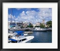 Framed Careenage, Bridgetown, Barbados, Caribbean