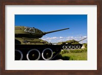 Framed Tanks, Museum of Playa Giron war, Bay of Pigs Cuba