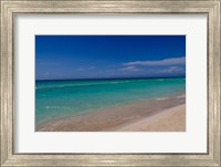Framed Water and beaches of Cuba, Varadero
