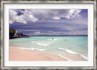 Framed View of Dover Beach, Barbados, Caribbean