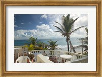 Framed View of Soup Bowl Beach, Bathsheba, Barbados, Caribbean