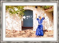 Framed African Dancer in Old Colonial Village, Trinidad, Cuba