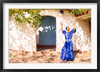 Framed African Dancer in Old Colonial Village, Trinidad, Cuba