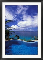 Framed BVI, Virgin Gorda, Little Dix Bay, Resort, poolside