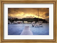 Framed View of Flatts Village, Bermuda, Caribbean
