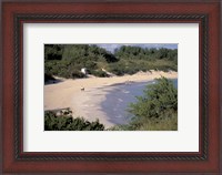 Framed View of Horseshoe Bay, Bermuda, Caribbean