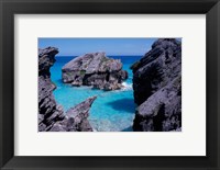 Framed Beach on South Coast, Bermuda, Caribbean