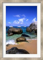 Framed Baths of Virgin Gorda, British Virgin Islands, Caribbean