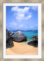 Framed Couple, Baths, Virgin Gorda