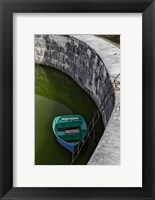 Framed Boat at the fortress of La Fuerza in Havana, Cuba