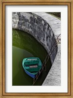 Framed Boat at the fortress of La Fuerza in Havana, Cuba